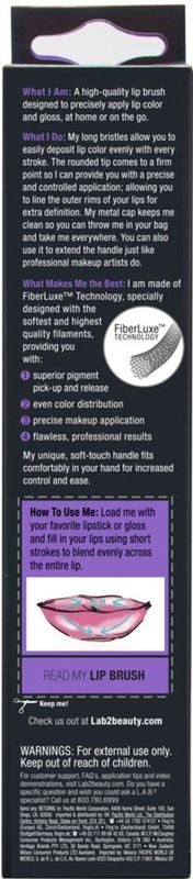 L.A.B.2 - Lip Kwast - Hoge Kwaliteit - FiberLuxe™ Technology