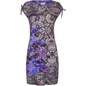 Ringella -  Purple Roses – Beach Dress – 0221046 – Black Flower - 42