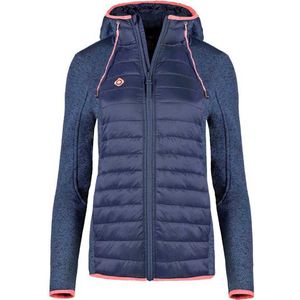 Izas - Navasa W - Fleece Jack - Blauw - Polyester - Vaste Capuchon