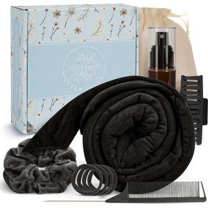 INTER-ESQUE® heatless curls - complete set - zwart
