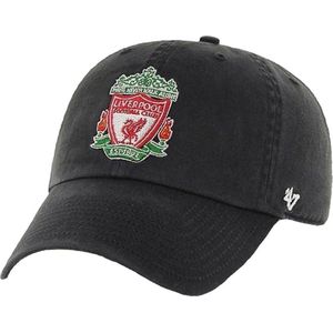 47 Brand EPL FC Liverpool Cap EPL-RGW04GWS-BK, Mannen, Zwart, Snapback maat: One size