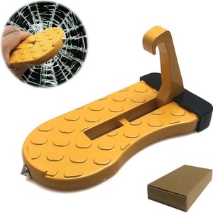 Auto Dakkoffer Opstap - 2 in 1 - Auto opstap - Deur auto opstap - Dakdrager - Auto deur opstap - Deuropstap - met veiligheidshamer - Autodeur opstap - Dakkoffer opstap - Auto Dakkoffer Opstap