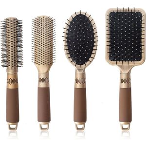 Allecto Plus - Haarborstelset met Anti-Statics Massage voor Ontspanning & Styling