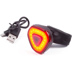 Benson Fietslamp LED - USB Oplaadbaar - Regenwaterdicht - Rood