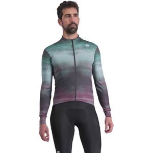 Sportful Flow Supergiara Thermal Jersey Met Lange Mouwen Groen,Grijs L Man