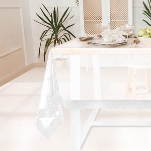 tafelkleed transparent - transparant, tafelbescherming \ doorzichtig tafelkleed, afwasbaar 150 x 230 cm transparent