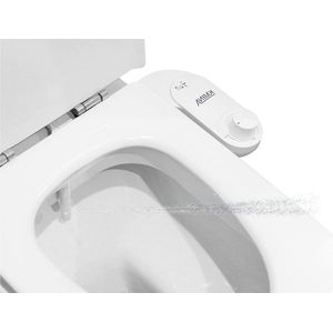 Bidet Sproeier - Koud Water Jet - Niet-elektrisch - Instelbare Druk - Wit - 80 cm Slanglengte