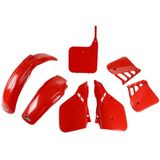Ufo - HOKIT093-061 - Plastic Set - Rood - Voor Honda CR 250 1987