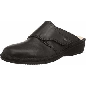 Finn Comfort - Muiltje - Zwart - Hoogwaardig Leer - Chroomvrij Leer - PU-Zool