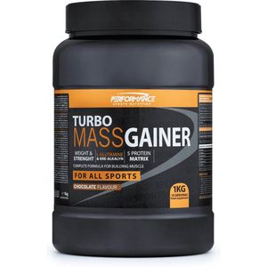 Performance - Turbo Mass Gainer (Chocolate - 1000 gram) - Weight gainer - Mass gainer - Sportvoeding - 13 shakes