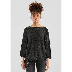 Q/S designed by - Dames pull - Maat XS - Vrouwen - 99W0 GREY/BLACK - metaal