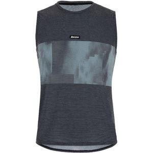 Santini Forza Indoor Collection Mouwloos T-shirt Grijs S Man