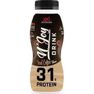 XXL Nutrition - N'Joy Protein Drink 310ml - Iced Coffee - Kant en Klare Eiwitshake, Proteïne Supplement - 80% Caseïne & 20% Whey
