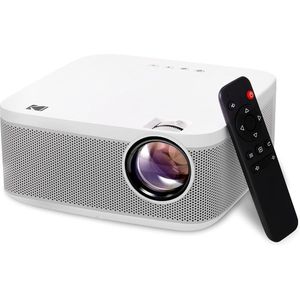 Full HD Multimedia Projector - Mini Portable Compact Home Theater System with Remote Control Native 1080p Video Projection & HDMI Cable Beamer