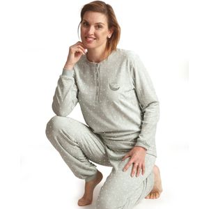 Cocodream badstof dames pyjama groen - maat M