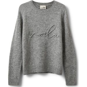 Sofie Schnoor - MinnikSY Knit - Grijs - Gebreide Trui