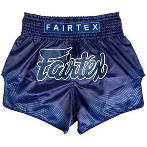 Fairtex BS1930 Muay Thai Shorts - Blue Ocean - Blauw XXL