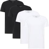 Mustang T-shirt Style Allen 4-Pack Verpakking van 4