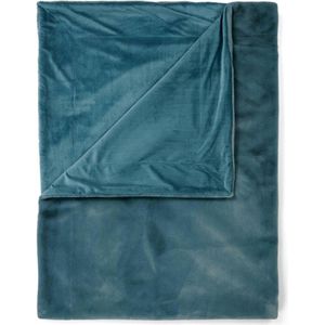 ESSENZA Furry Plaid Denim Blue - 150x200 cm