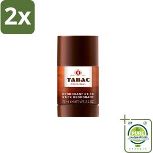 Tabac Original - Deodorant Stick - Langdurige frisheid - 75 ml - Voordeelverpakking - 2 stuks - Deodorant Stok - Zweetbestendig