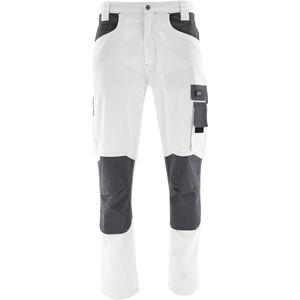 Sara4you Actiflex slimfit stretch werkbroek wit 05-300 - 58
