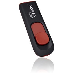 ADATA USB 2.0 Stick C008 Black/Red 32GB