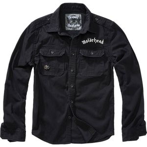 Brandit Motorhead - Vintage Shirt Overhemd - L - Zwart