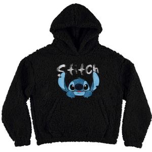 Lilo & Stitch Stitch - Teddy Hoodie Dames Trui met capuchon - zwart - M