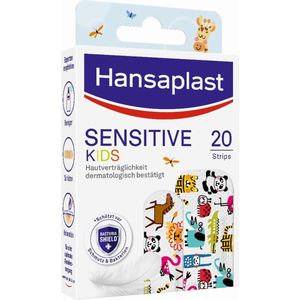 Hansaplast Sensitive Kids Pleisters – Hypoallergene Pleisters – 20 stuks