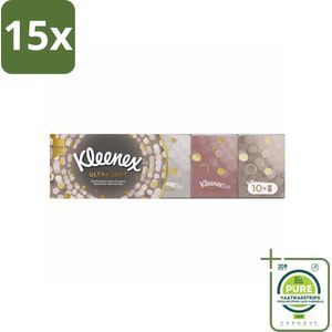 15 x Kleenex – Ultra Soft Mini – Papieren Zakdoekjes – 70 stuks per verpakking - Grootverpakking - Papieren Zakdoekjes - Wasmachinebestendige Zakdoekjes - Ultra Sterk Papier - Hygiëne Zakdoekjes - Zakdoekjes Voor De Neus