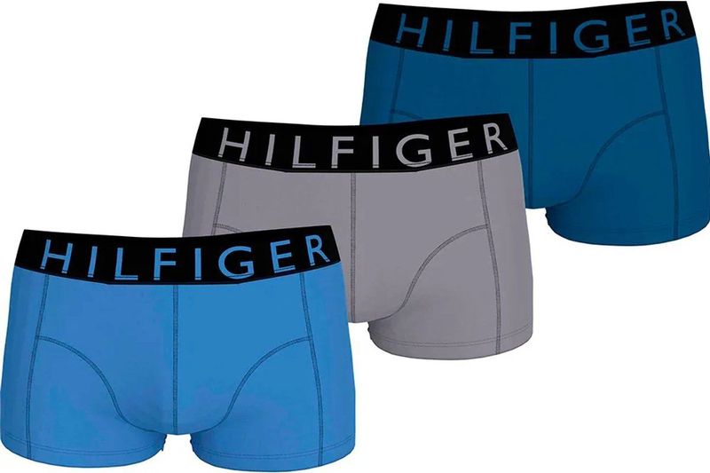 Tommy Hilfiger Um0um03464 Boxers 3 Eenheden Blauw,Grijs S Man