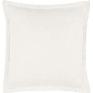 Luxe Sierkussenhoes Susan crème Jacquard diamand ruit 50x50cm