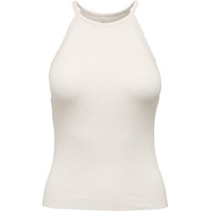 ONLY ONLGEMMA SL SCALLOP HLTNECK TOP KNT Dames Trui - Maat S
