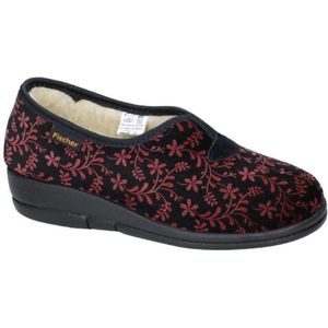 Fischer -Dames -  zwart - pantoffels - maat 36