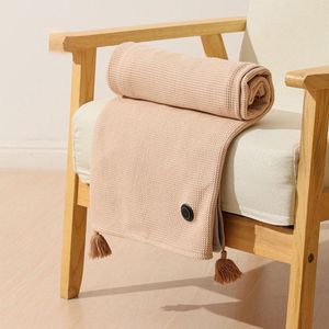 USB elektrische deken, draagbare elektrische deken, 20000mAh batterij, 18W hoog vermogen, machinewasbaar, supercomfortabel en zacht, 3 verwarmingsniveaus en timerfunctie (Beige)