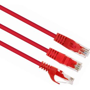 Gembird - Gembird UTP Cat6 kabel 0,25 meter rode kleur