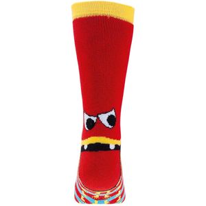 Kindersokken 23-26 | antislip | vrolijke sokken | grappige sokken | happy socks printjes | voordeelpakket 3 paar