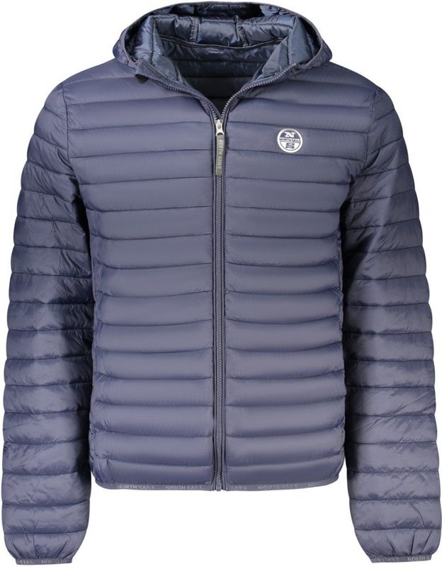 North Sails - Vermont - Gewatteerde Herenjas - Blauw - 100gr Vulling