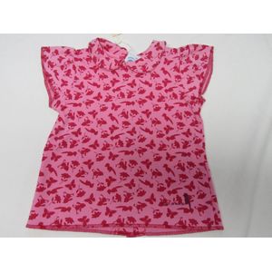 petit  bateau , meisje, t-shirt korte mouw , rose /fuchia , 18 maand 81