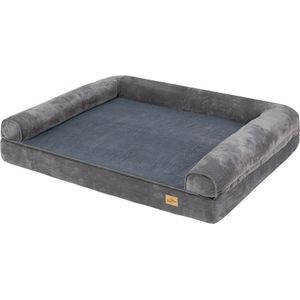 Jodary Honden bed - Honden bank - Honden kussen - Orthopedisch - Afneembare Hoes - Comfortabel - M