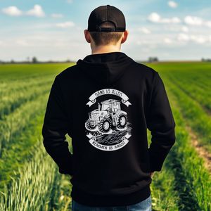 AGRIFANS® Gang is Alles Remmen is Angst - Heren Hoodie - S