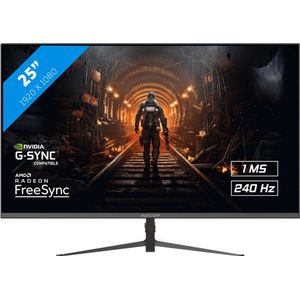 RAIDER - Full HD 240Hz Gaming Monitor - FreeSync/G-Sync - 25 Inch