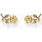 Thomas Sabo - Oorknoppen - Gerecycled Zilver - Geel Goud Verguld - 18 Karaat