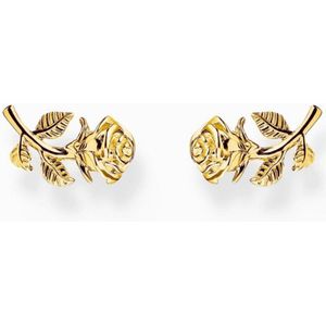 Thomas Sabo - Oorknoppen - Gerecycled Zilver - Geel Goud Verguld - 18 Karaat