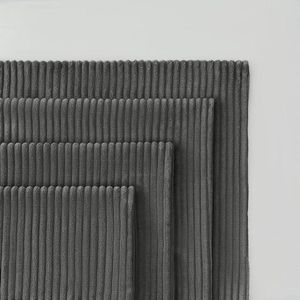 Donkergrijze Kussenhoezen 40 x 40 cm - Modern, elegant en zacht - Set van 4 met verborgen ritssluiting