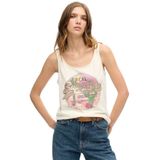 Superdry - Vintage Logo Narrative - Tanktop - Licht Gemêleerd