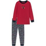 Schiesser - Family - Pyjamaset - Rood - Biologisch Katoen