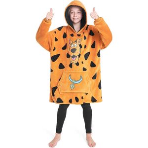 Oversized capuchontrui deken voor kinderen in bruin