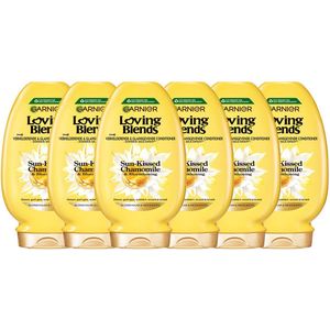 Garnier Loving Blends - Verhelderende & Glansgevende Conditioner - Sun-Kissed Chamomile & Bloemenhoning - Blond Haar & Highlights - Kamille 6x 250 ml
