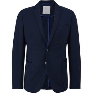 Jog Suit - Colbert - Kreukarm - Jersey - Zwart